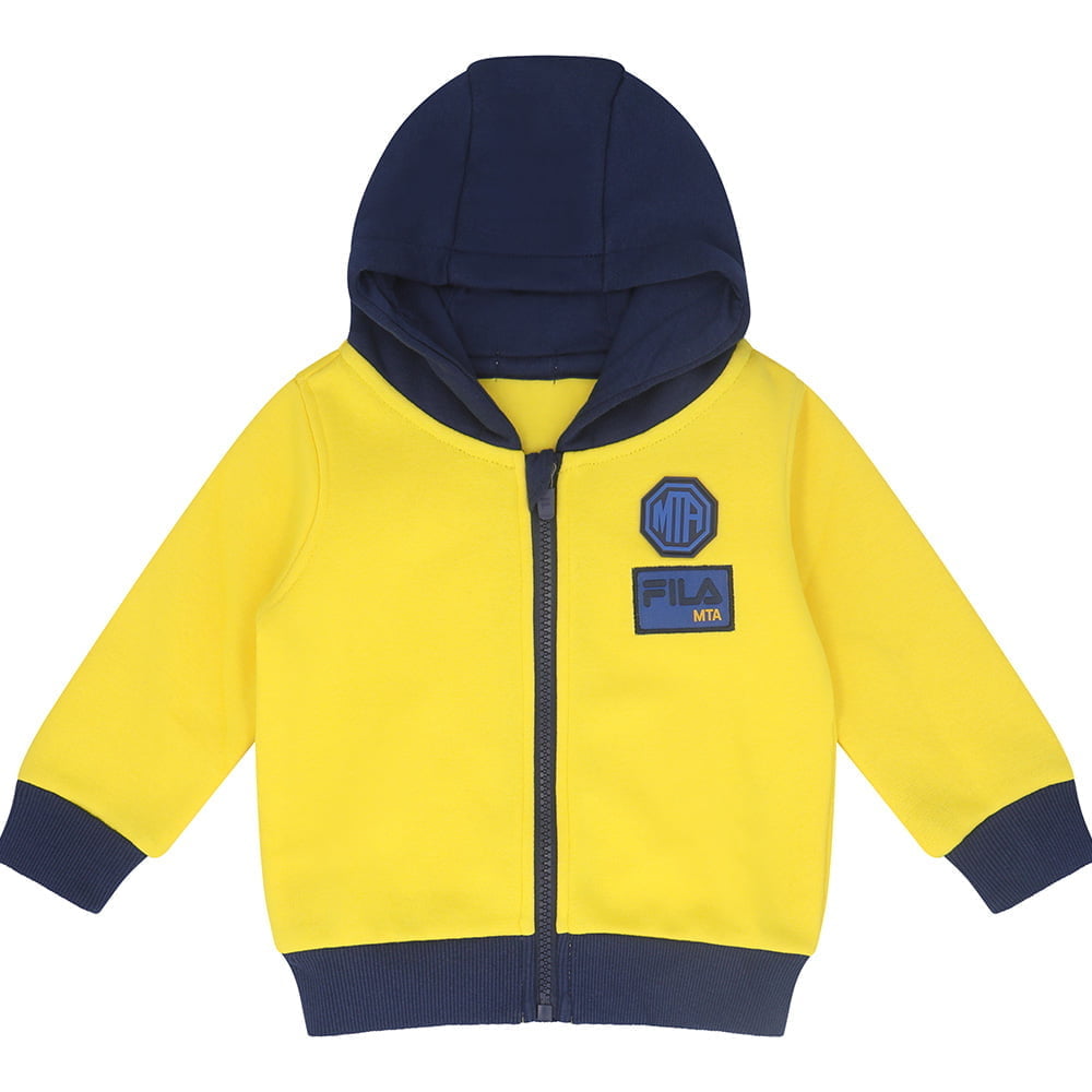 FILA yellow/blue baby zippered set winter 23/24