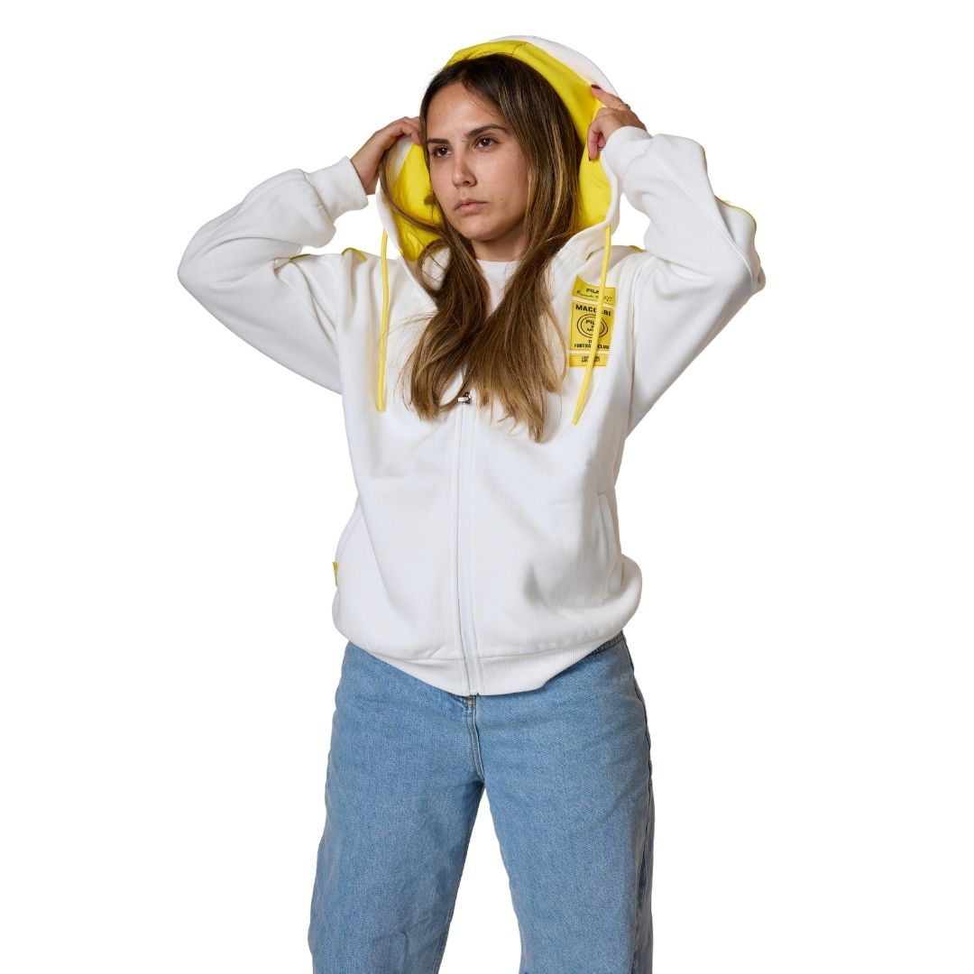 FILA Women's White Hoodie Jacket Winter 24/25