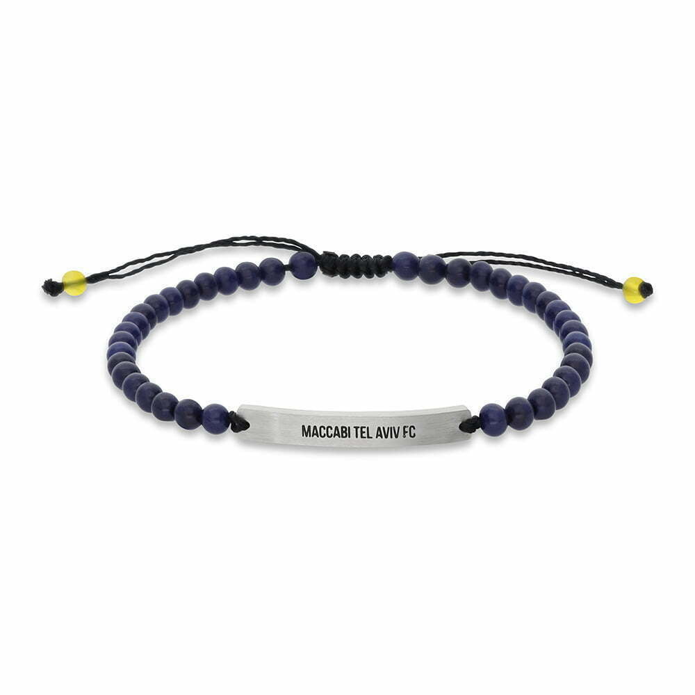 MACCABI TEL AVIV FC beaded bracelet