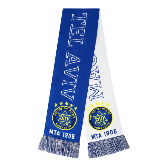 צעיף MACCABI TEL AVIV  לבן 25/26