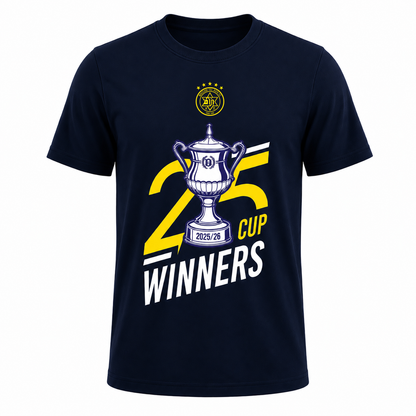 Blue cup shirt