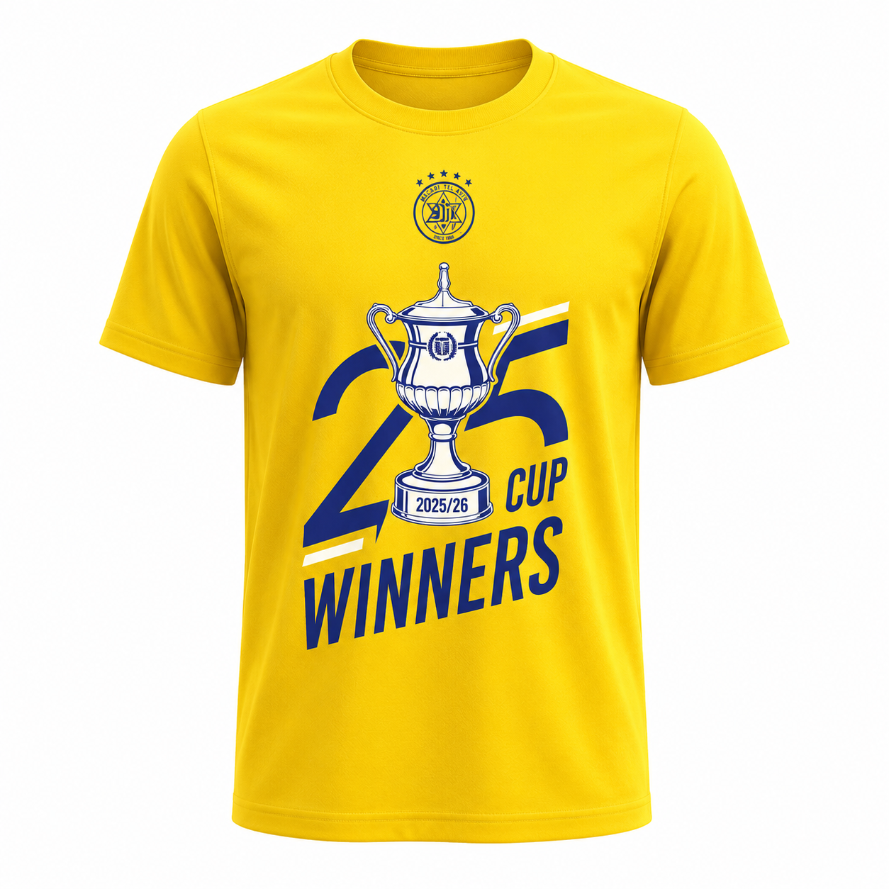 Yellow cup shirt