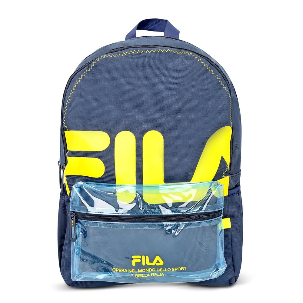 תיק בית ספר FILA תא כפול נייבי